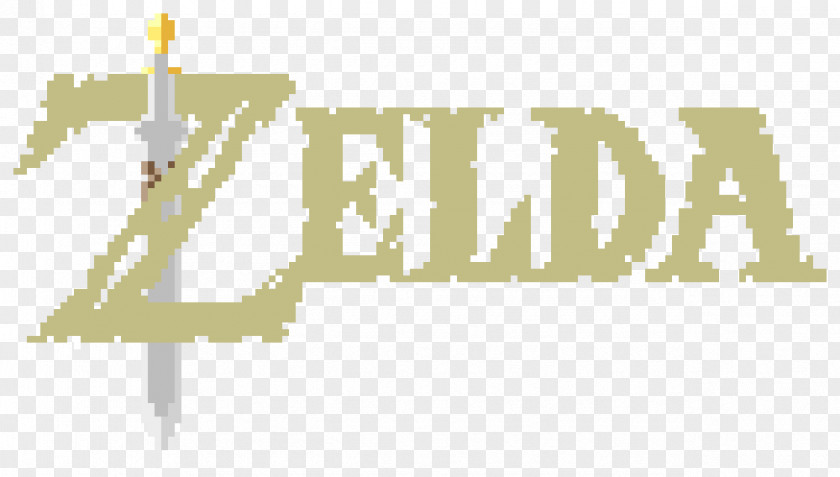 Design The Legend Of Zelda: Breath Wild Link Pixel Art Logo PNG
