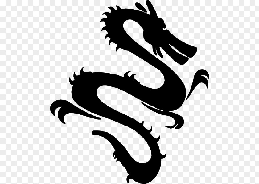 Dragon Black China Chinese Zodiac PNG