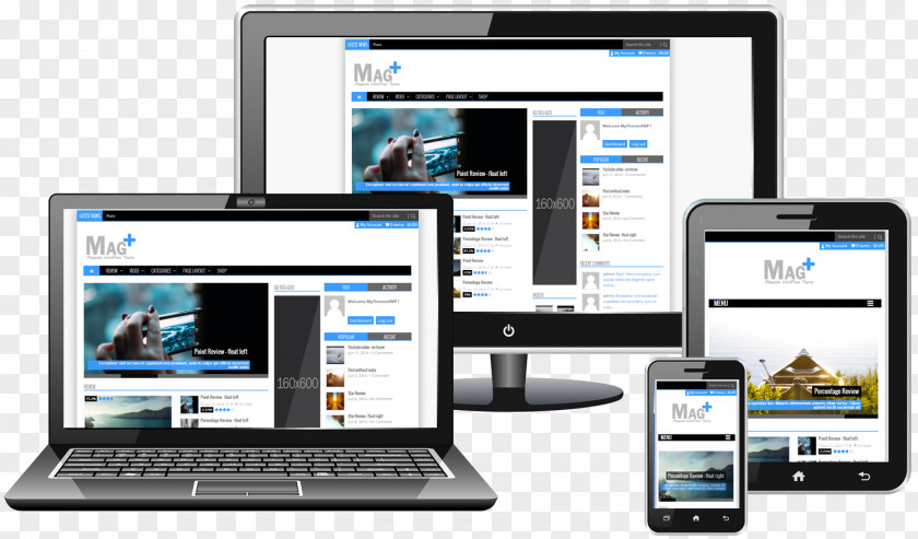 FOOTER Responsive Web Design Development Page PNG