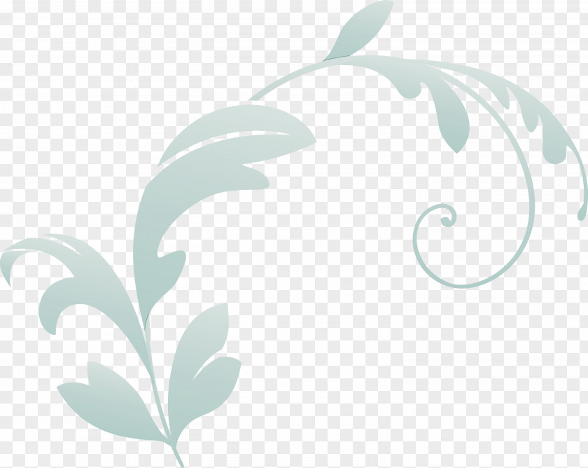 Leaf Plant Pattern Stencil Dolphin PNG