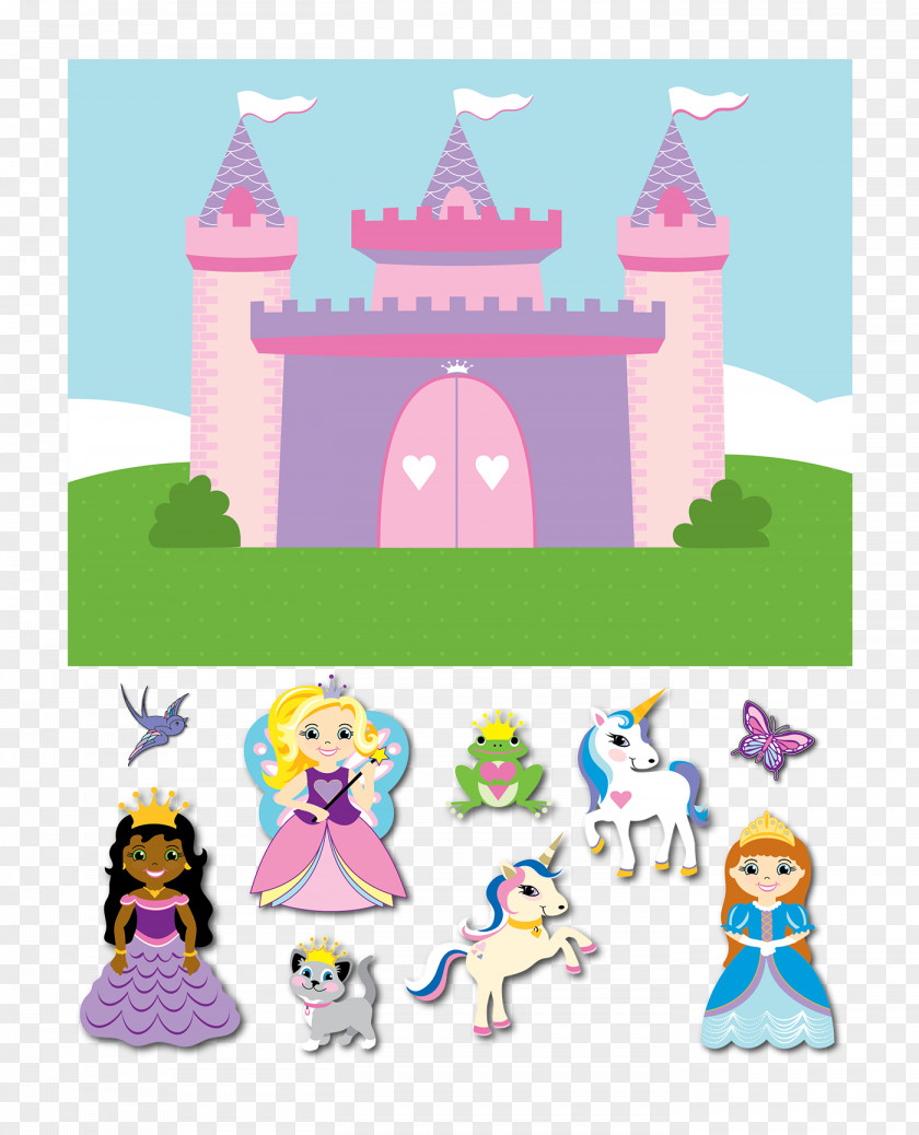 Castle Princess Graphic Design Art PNG