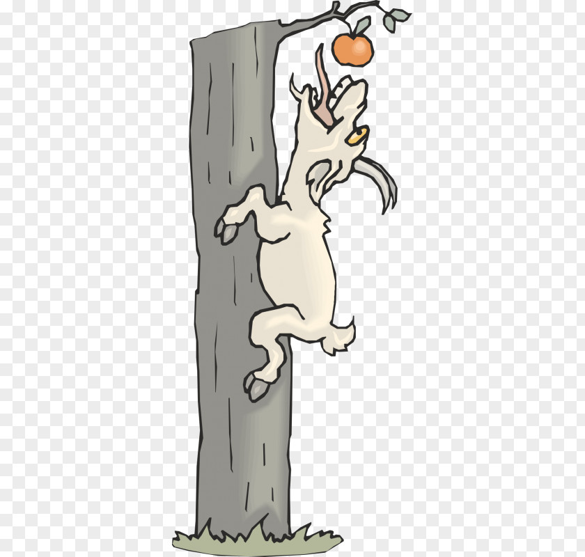 Goat Tree Climbing Clip Art PNG