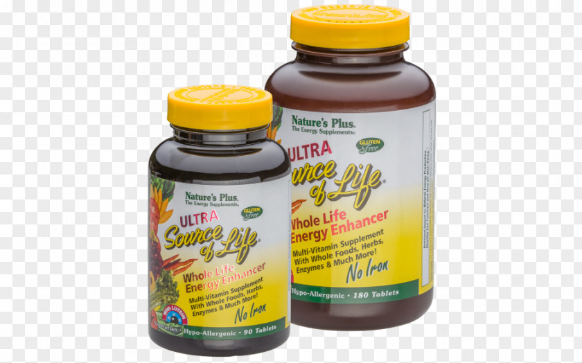 Iron Product Dietary Supplement Nutrient Nature's Plus Ultra Source Of Life W Lutein Tablets PNG