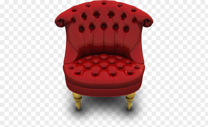 Red Seat Car Cover Chair PNG