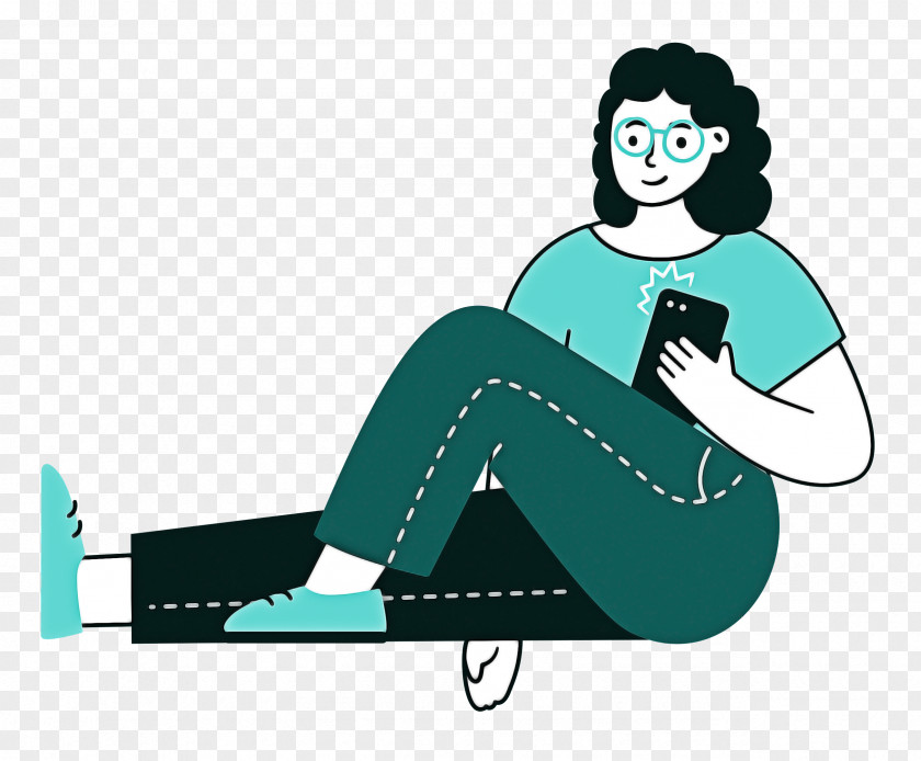 Sitting On Floor Sitting Woman PNG