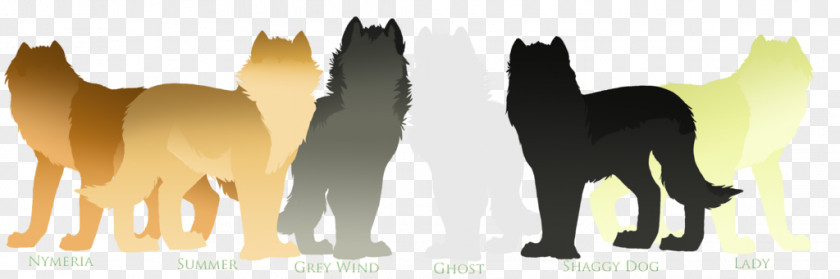 Stark Wolf Mustang Dog Rickon Dire Mammal PNG