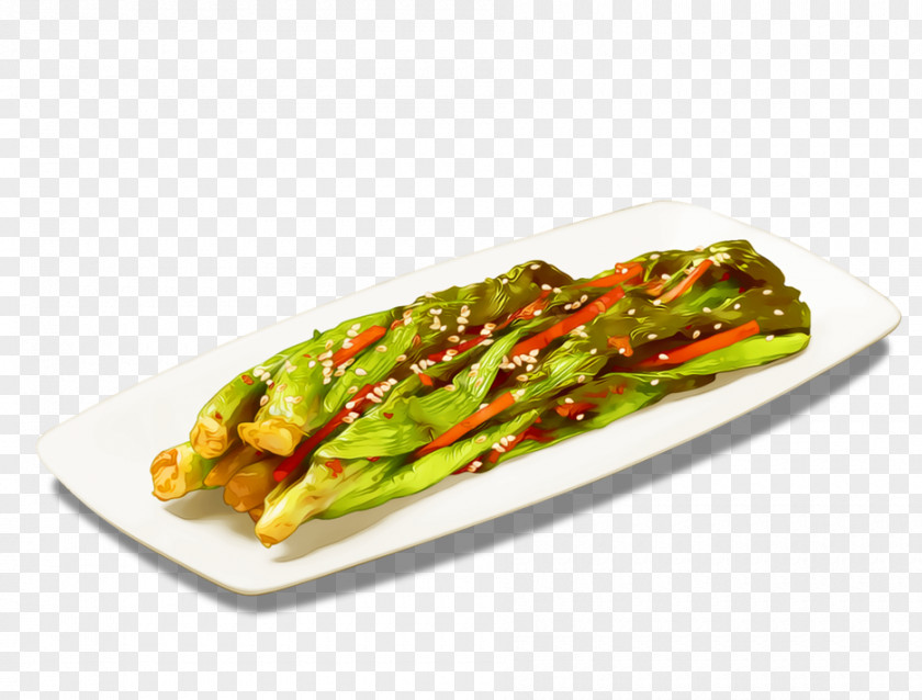 Type R Kkakdugi Baechu-kimchi Vegetarian Cuisine 갓김치 PNG