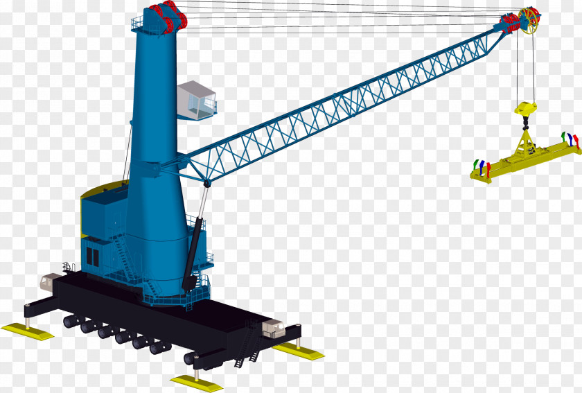 Crane Mobile Heavy Machinery Industry PNG