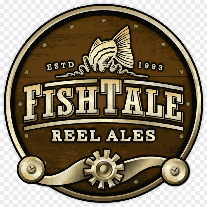 Fishing Beer Logo Font PNG