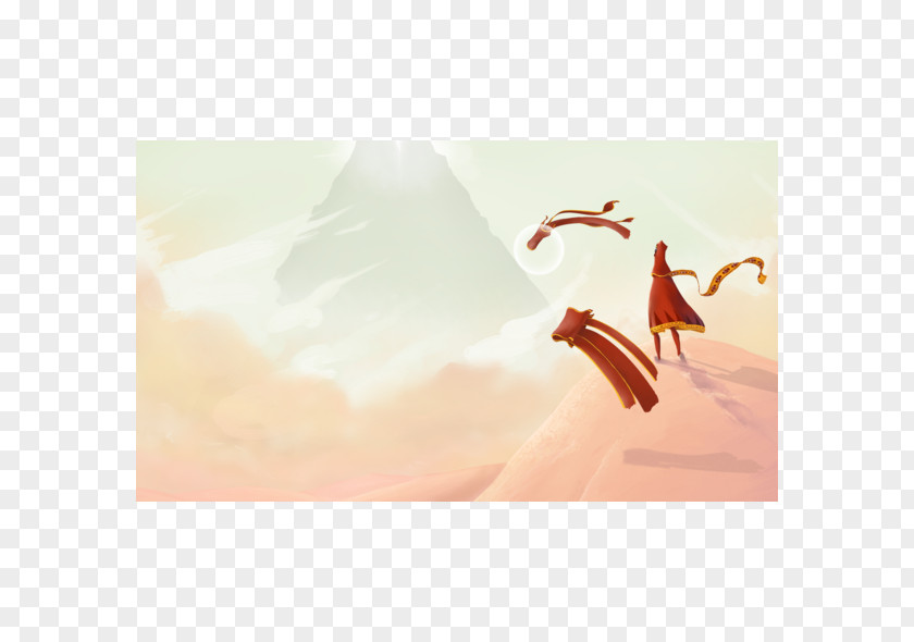 Journey Video Game Fan Art PNG