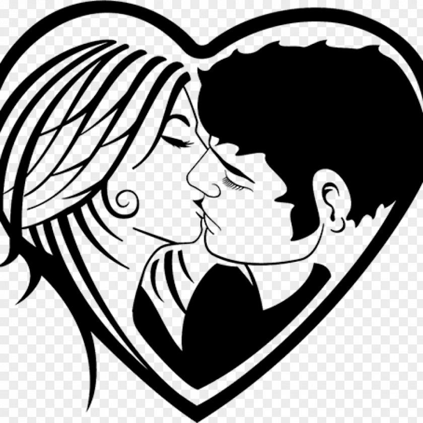 Kiss Love Couple Clip Art PNG