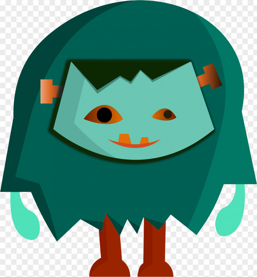 Owl Green Ghost Cartoon PNG