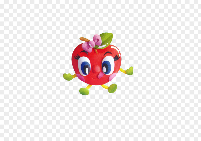 Smiley Cartoon Fruits Fruit Apple PNG