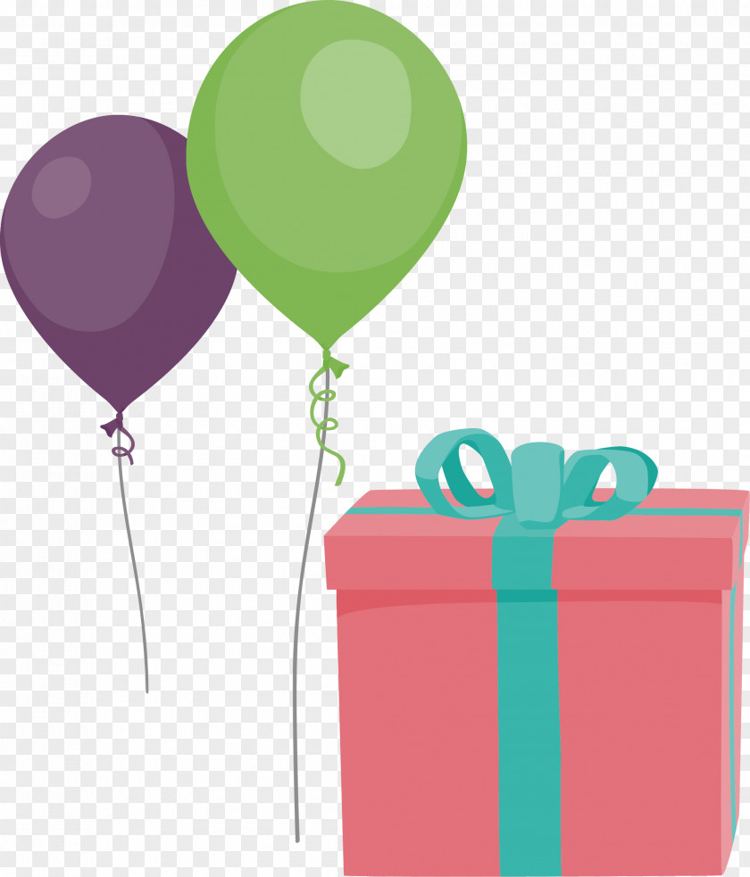 Balloons And Gift Boxes Balloon PNG