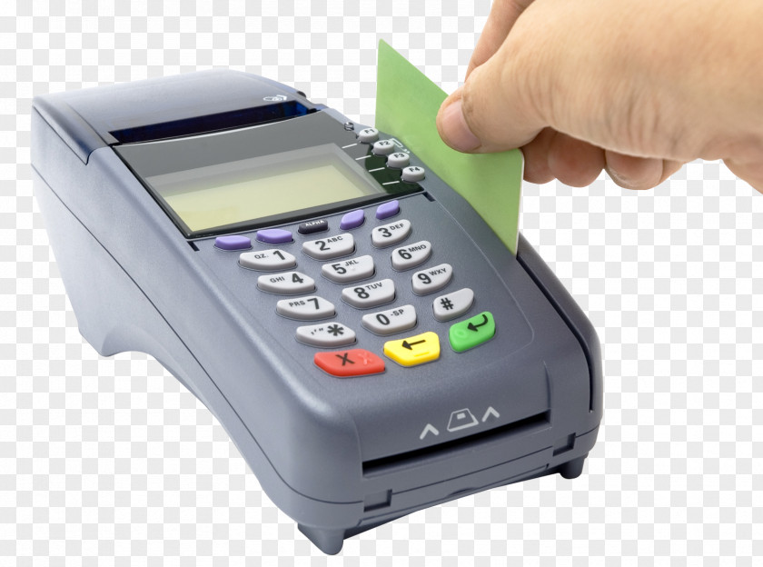 Credit Card Reader Point Of Sale Payment Terminal Processor PNG