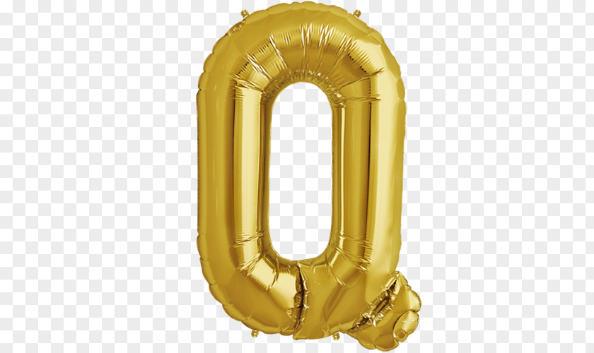 Gold Letter Mylar Balloon Party Blue PNG