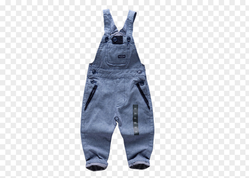 Korean Baby Bib Jeans Overall PNG
