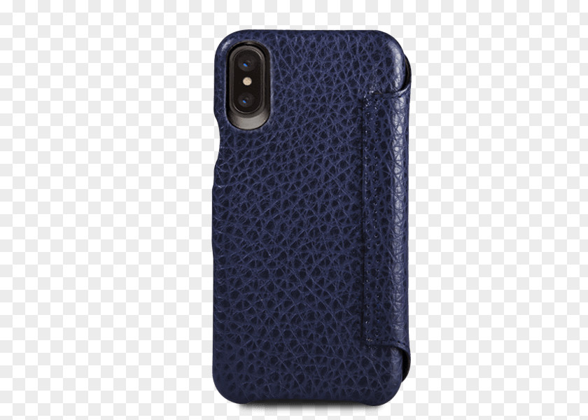 Leather Cover Cobalt Blue Mobile Phone Accessories PNG