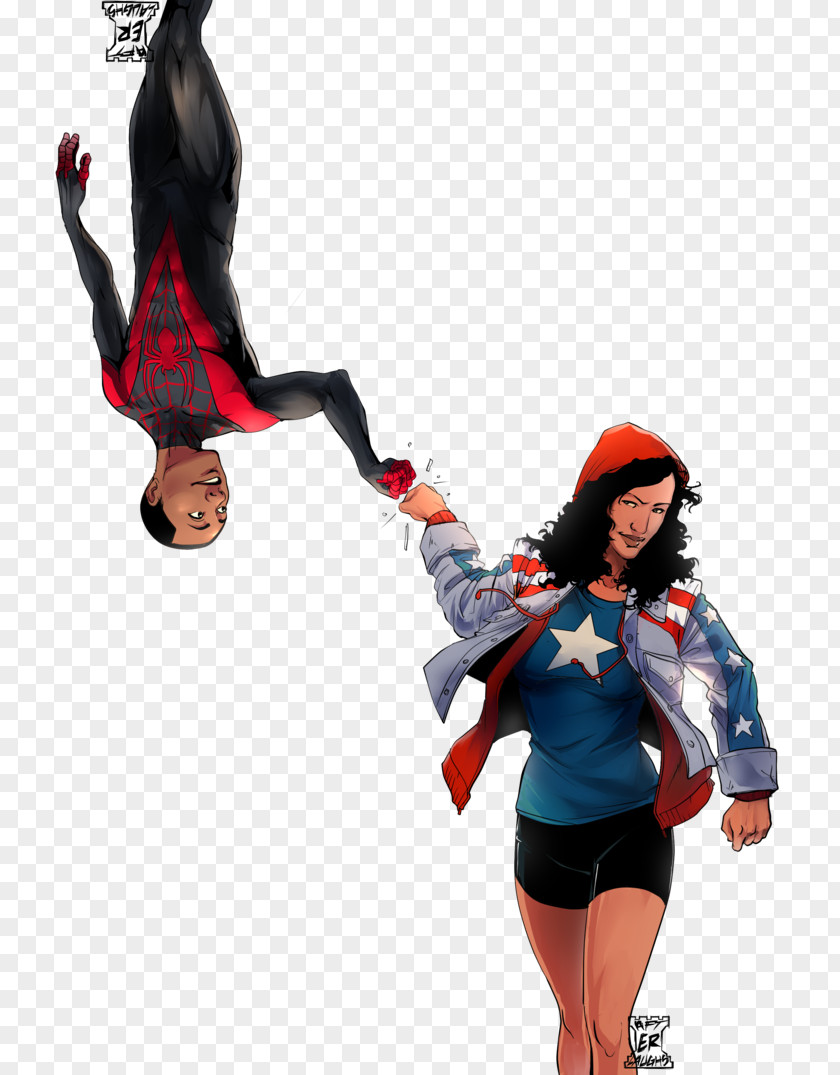 Spider-man Spider-Man Iron Fist Captain America Miss Young Avengers PNG