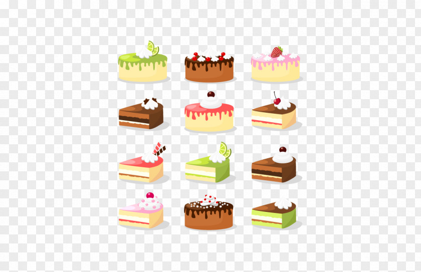 Vector Cake Ice Cream Cupcake Birthday Chocolate PNG