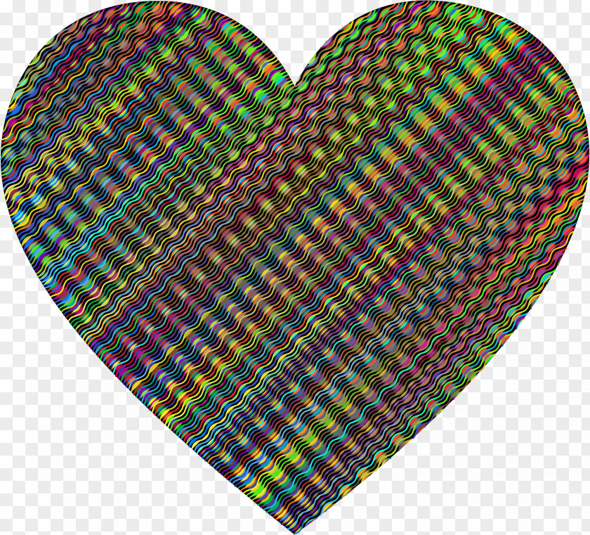 Abstract Wavy Heart Desktop Wallpaper Valentine's Day PNG
