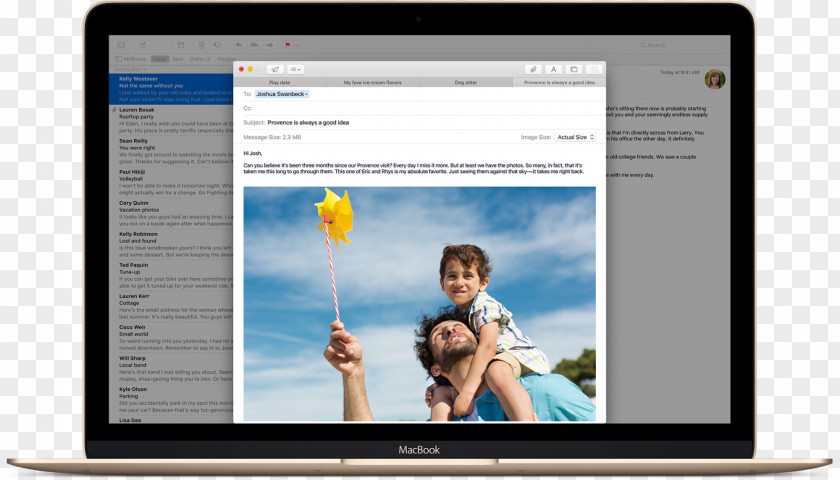 Apple OS X El Capitan Mail MacOS PNG