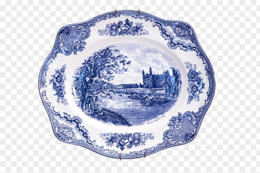 Blue And White Porcelain Plates Pull Photography Free Image Portmeirion Johnson Brothers Platter Pottery PNG