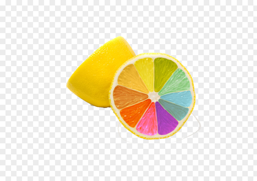 Creative Color Lemon Orange Grapefruit PNG