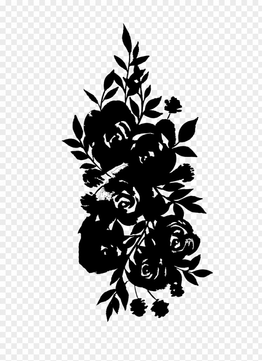 Flowering Plant Pattern Font Silhouette PNG