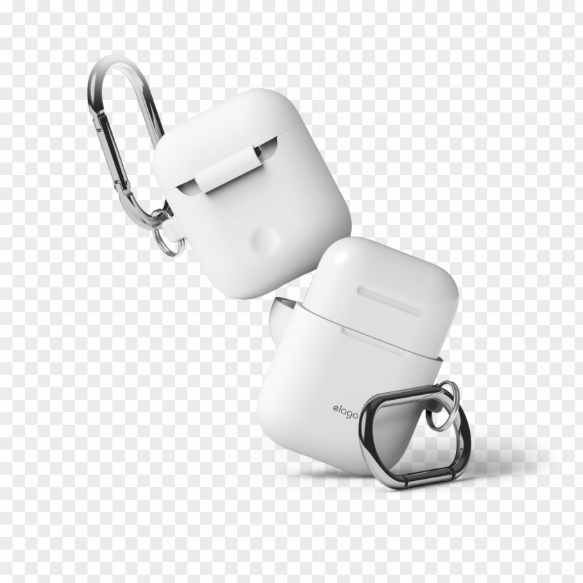 Metal Silver Apple Airpods Background PNG