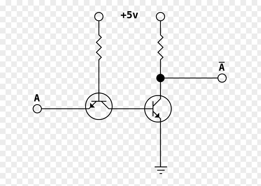 Old Gate Inverter Transistor–transistor Logic AND Integrated Circuits & Chips PNG