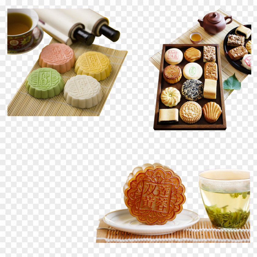 3d Creative Food Pattern Moon Cake,Fine Cake Snow Skin Mooncake Stuffing Dim Sum Rice Pudding PNG