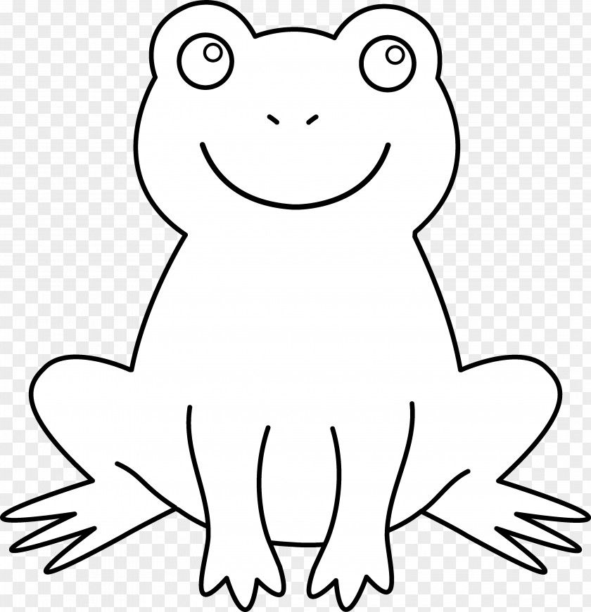 Bumpy Frog Cliparts Black And White Clip Art PNG