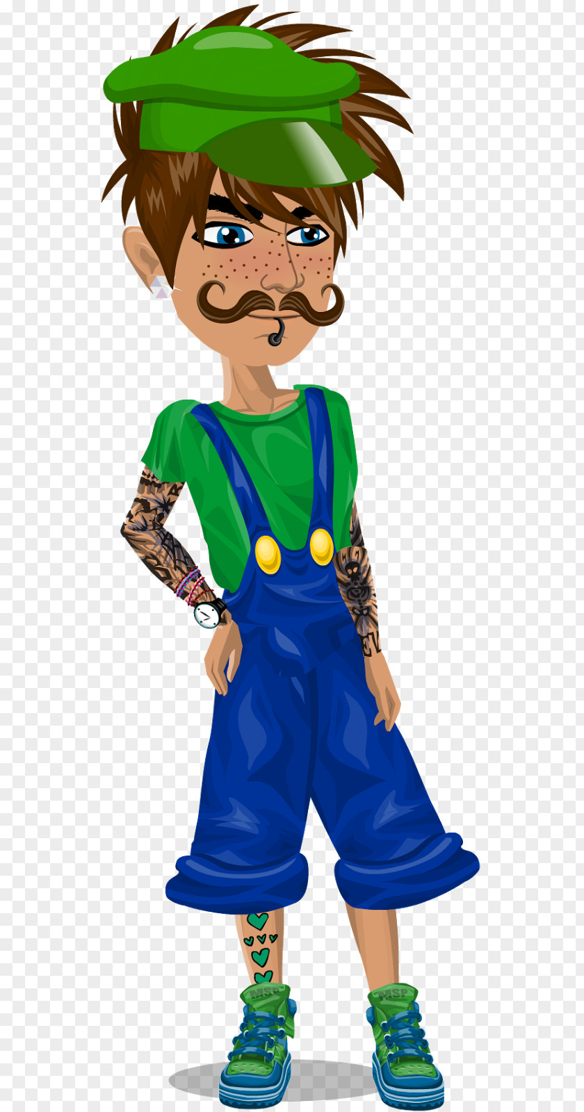 Luigi MovieStarPlanet Mario Child Male PNG