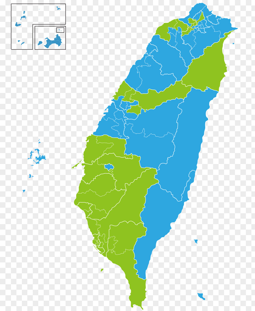 Map Taiwanese Local Elections, 2018 Taiwan Legislative Election, 2008 Presidential 2012 PNG