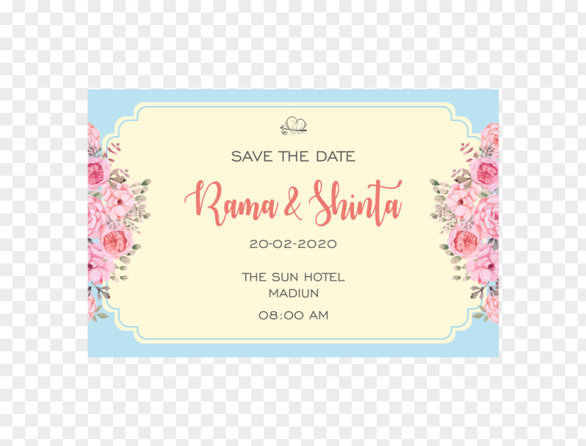 Wedding Invitation Floral Design Convite 請帖 PNG