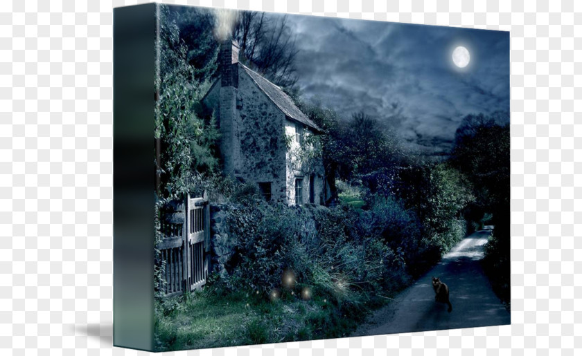 Witch House Photographic Printing Canvas Print Photography PNG