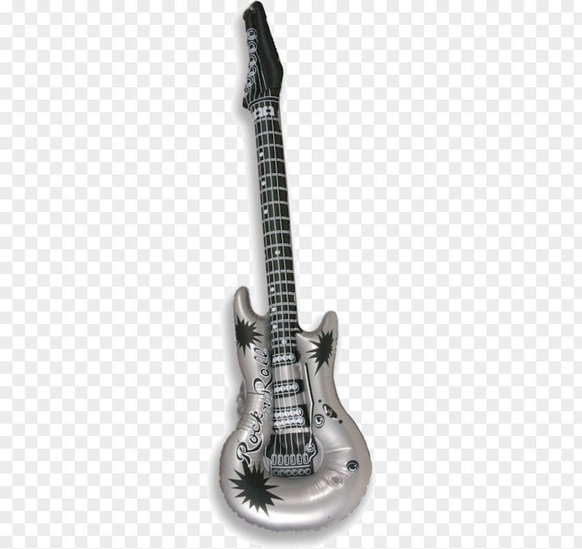 Bass Guitar Electric 1980s Silver PNG