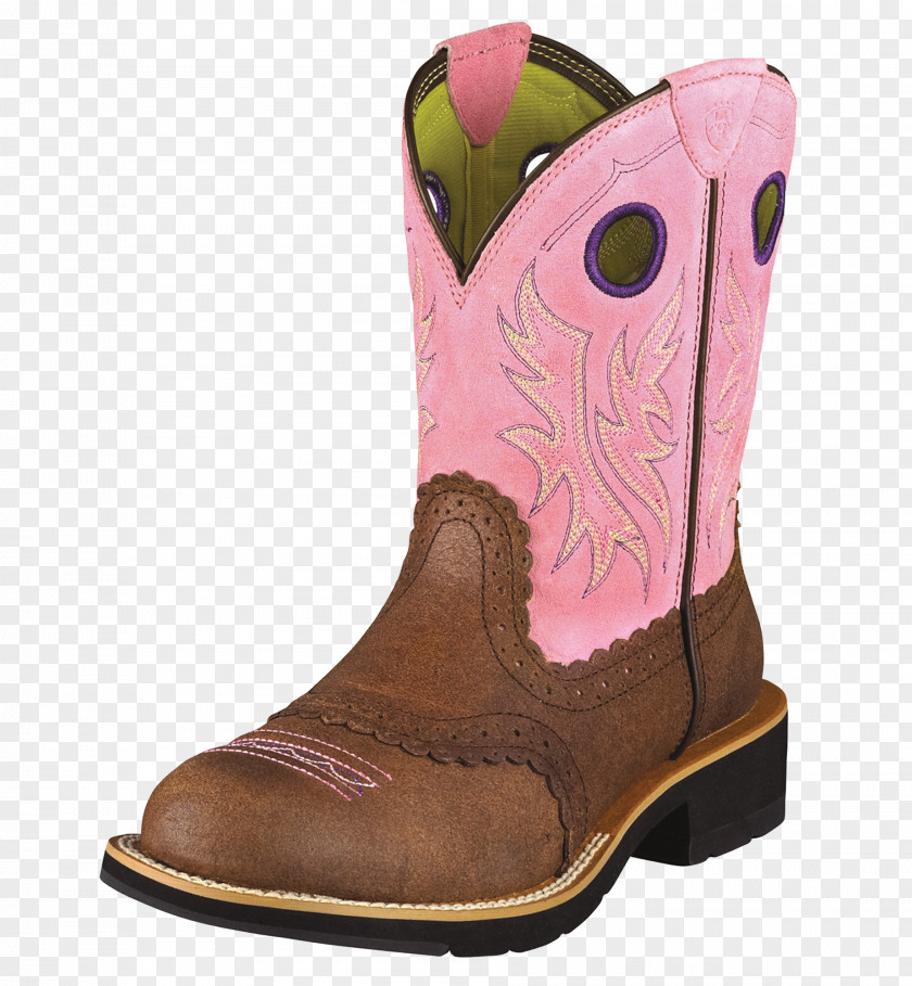 Boot Cowboy Ariat Shoe PNG