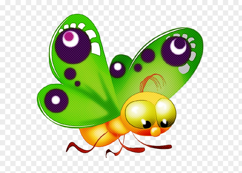 Insect Green Butterfly Cartoon Moths And Butterflies PNG