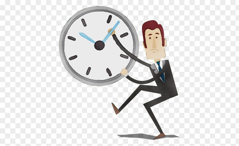 Art Wall Clock Cartoon PNG