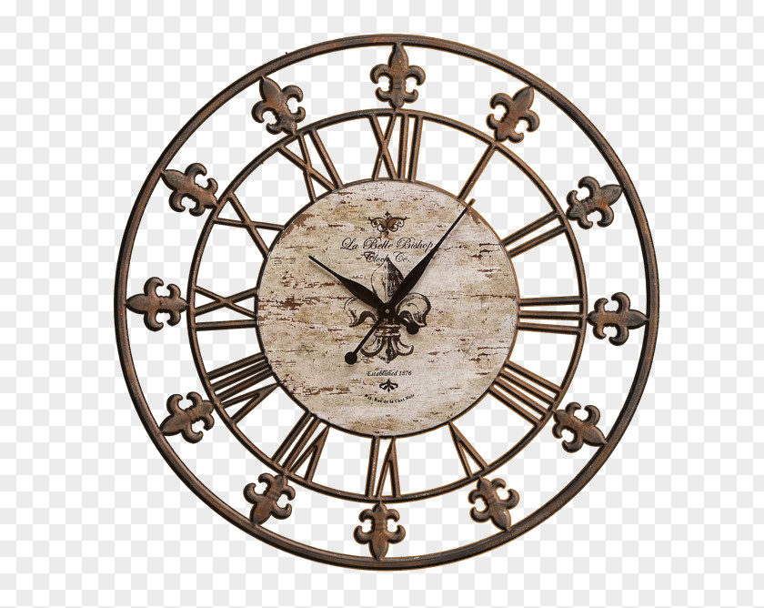 Luxury Watches Clock Metal Wall Wrought Iron PNG