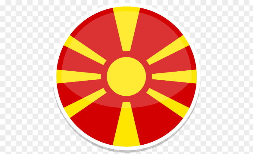 Macedonia Area Symbol Yellow Clip Art PNG