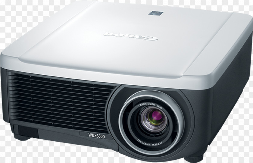 No Lens Included Liquid Crystal On SiliconProjector Multimedia Projectors Canon 6000 ANSI Lumens WUXGA LCOS Technology Installation 8.5 Kg PNG