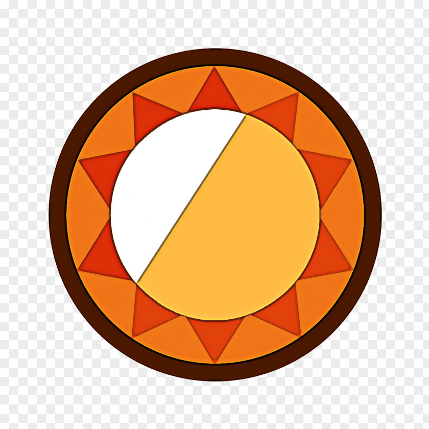 Symbol Oval Orange PNG