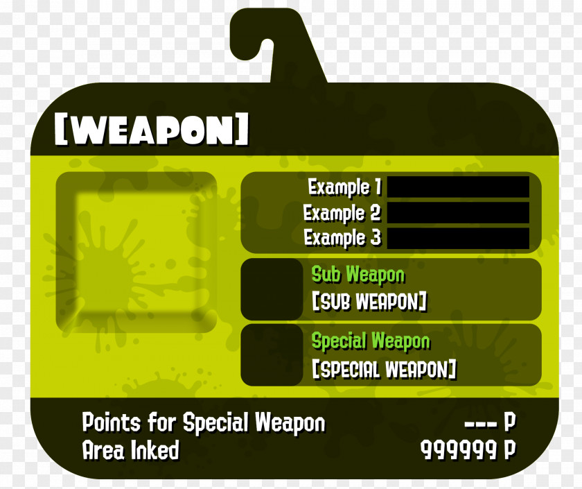 Weapon Splatoon 2 Nintendo Switch User Interface PNG