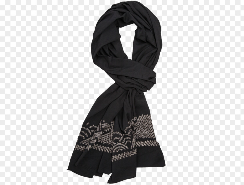 Black Scarf M PNG