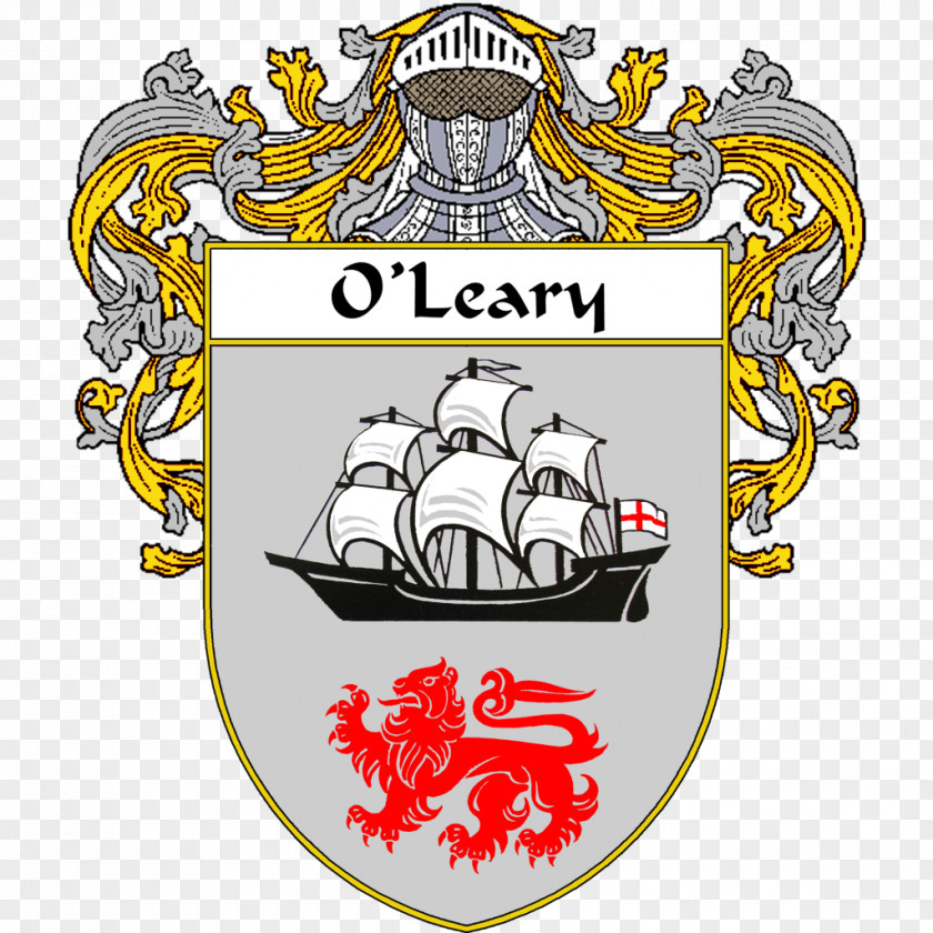 Irish Coat Of Arms Spain Crest Family Surname PNG