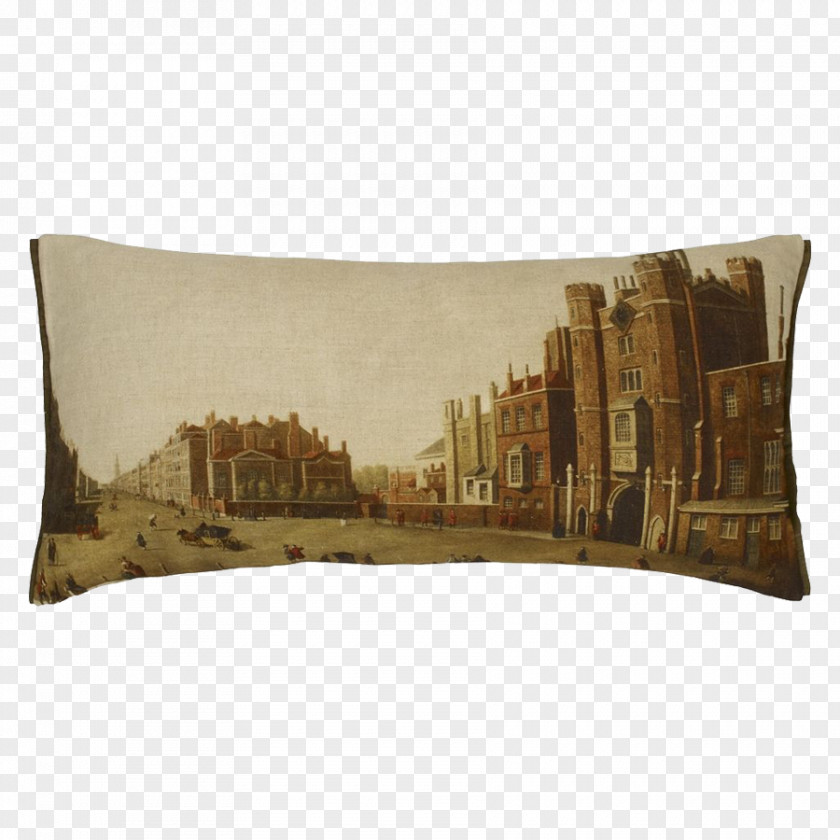Pillow St James's Palace Buckingham Cushion Royal Collection PNG