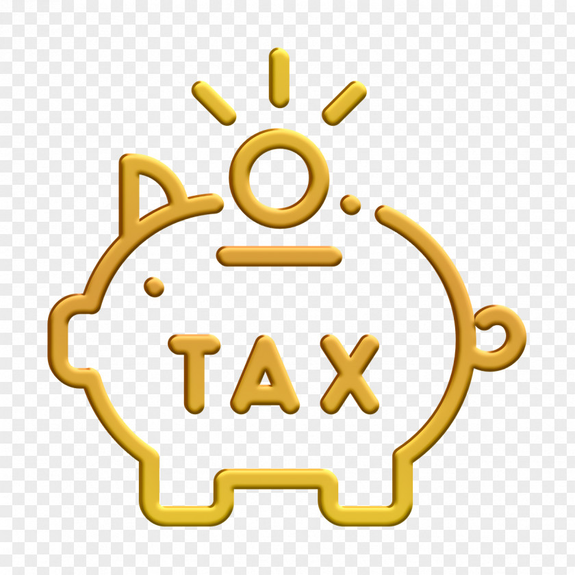 Save Icon Piggy Bank Taxes PNG